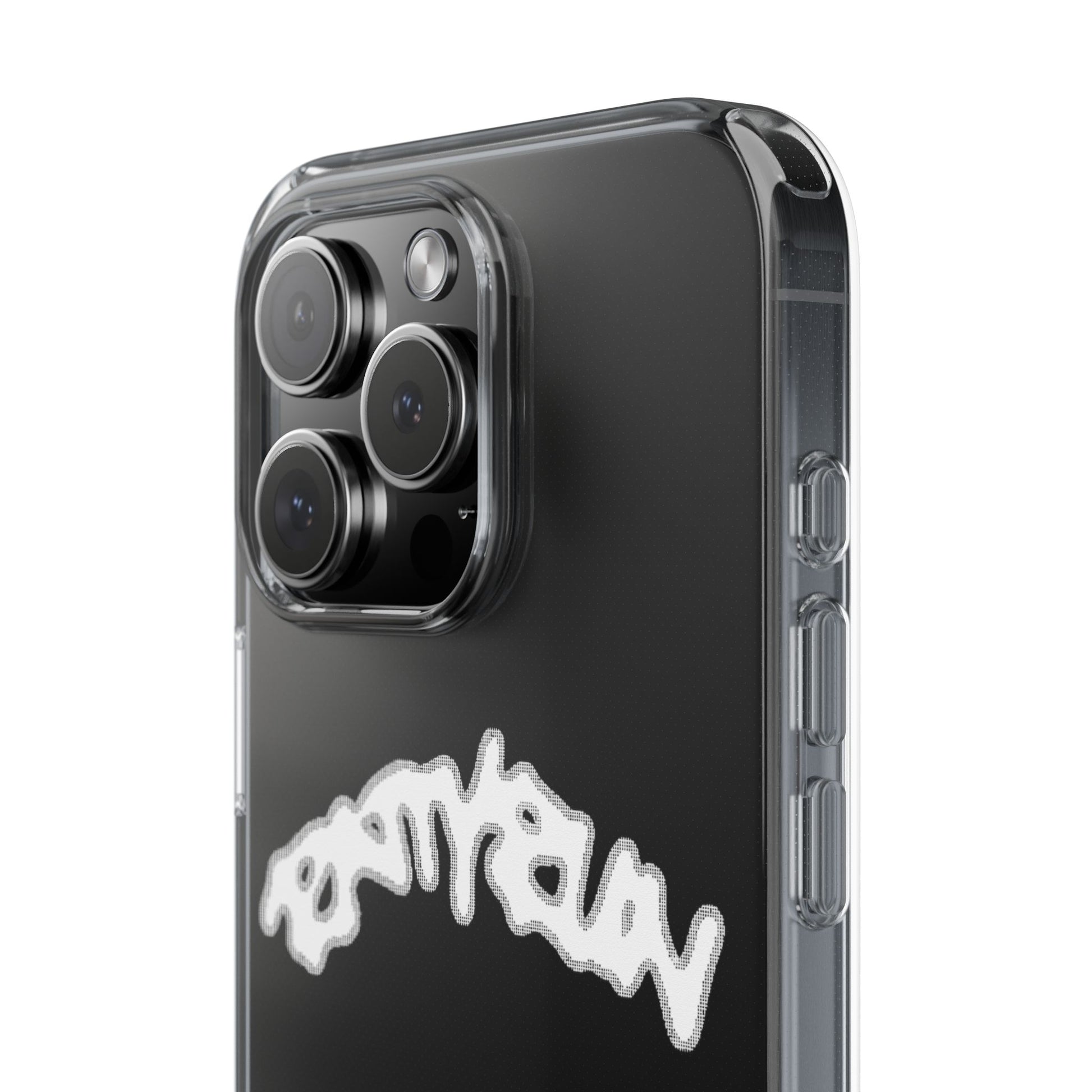 Ratty Run Clear Phone Case 01 Rat Doodles