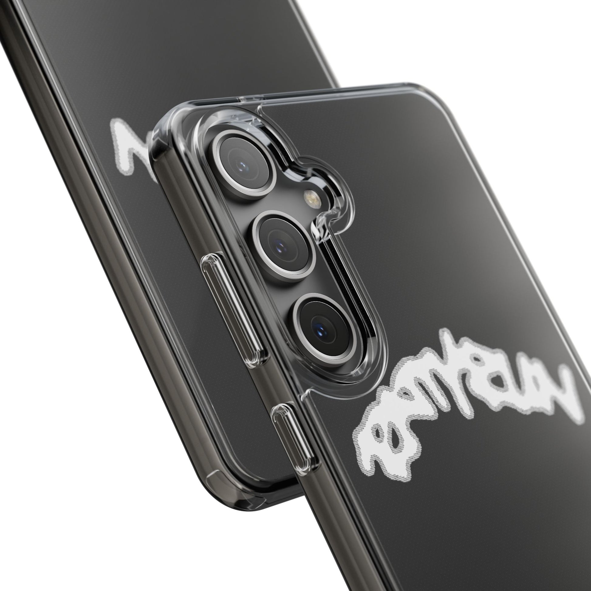 Ratty Run Clear Phone Case 01 Rat Doodles