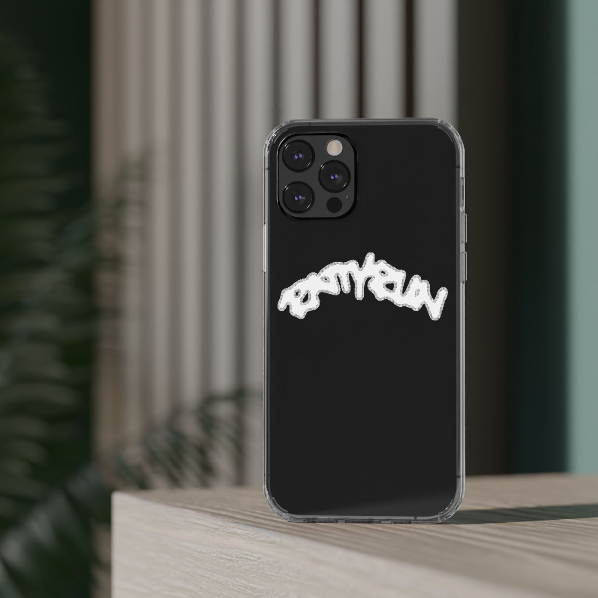 Ratty Run Clear Phone Case 01 Rat Doodles