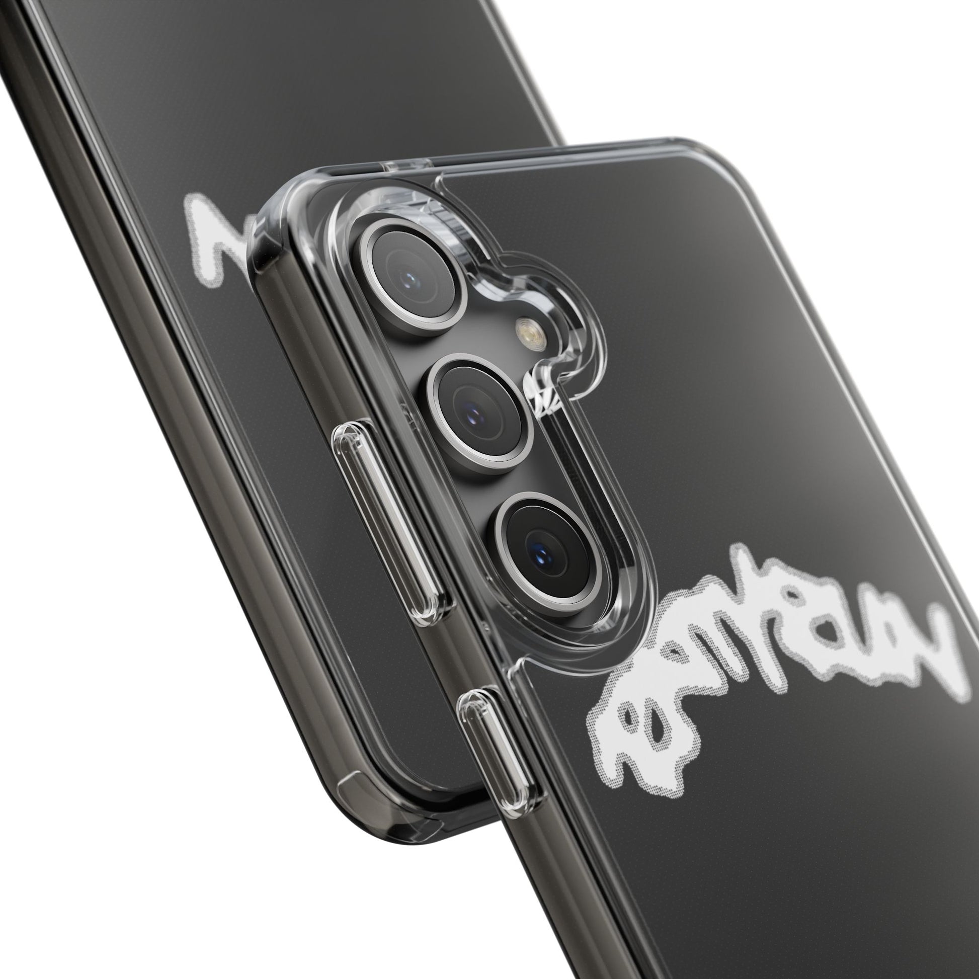 Ratty Run Clear Phone Case 01 Rat Doodles