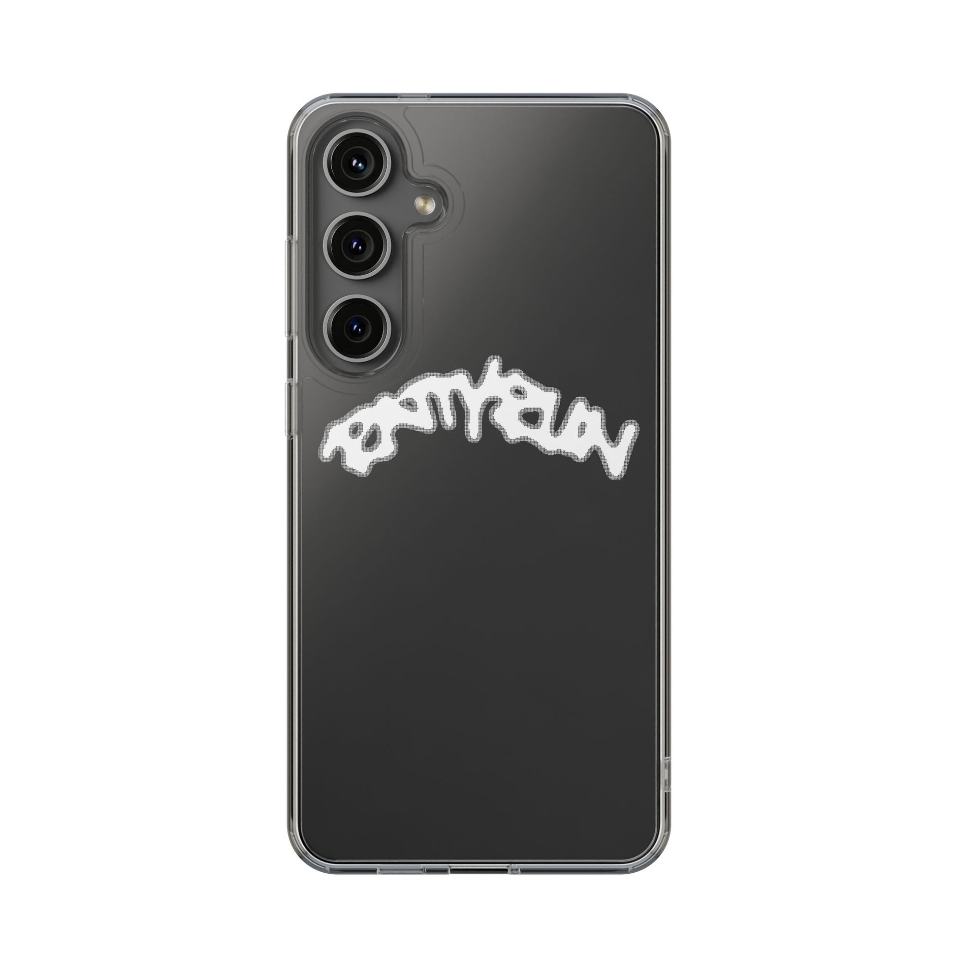 Ratty Run Clear Phone Case 01 Rat Doodles
