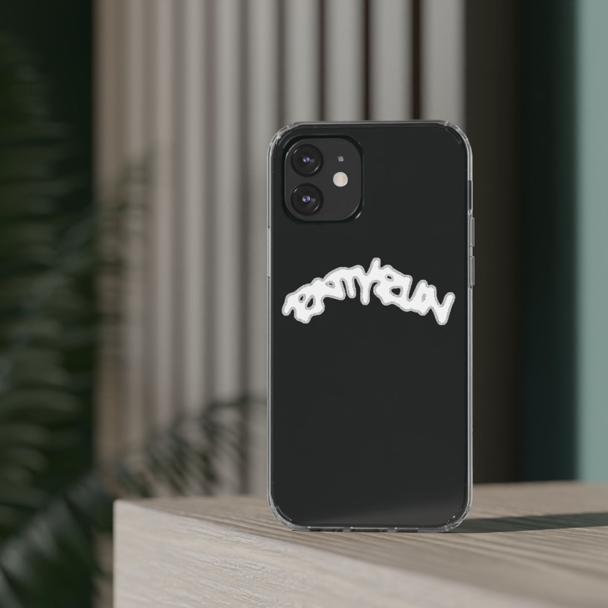 Ratty Run Clear Phone Case 01 Rat Doodles