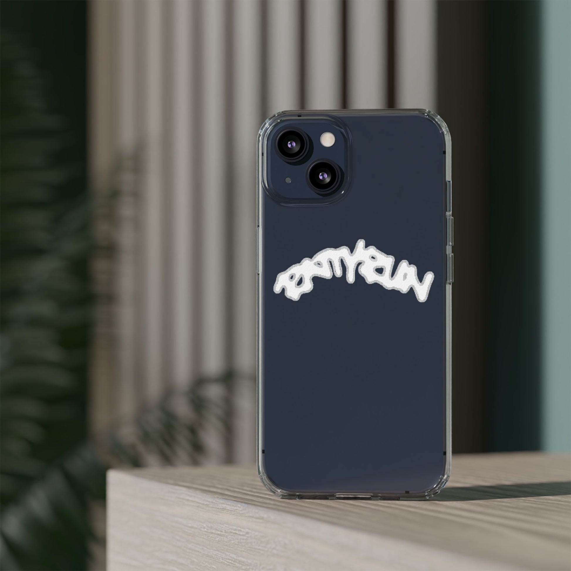 Ratty Run Clear Phone Case 01 Rat Doodles
