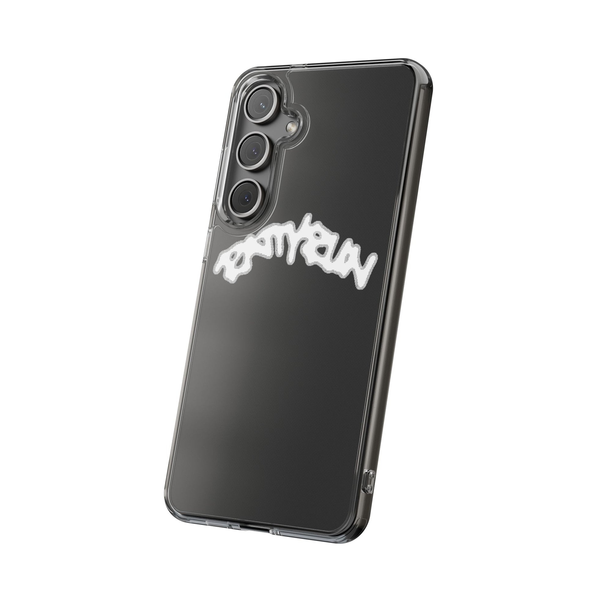 Ratty Run Clear Phone Case 01 Rat Doodles