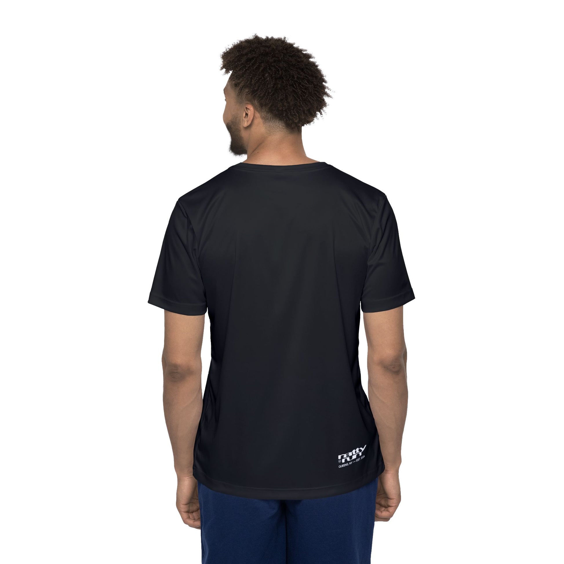 Ratty Run Men's Sports Jersey - Black