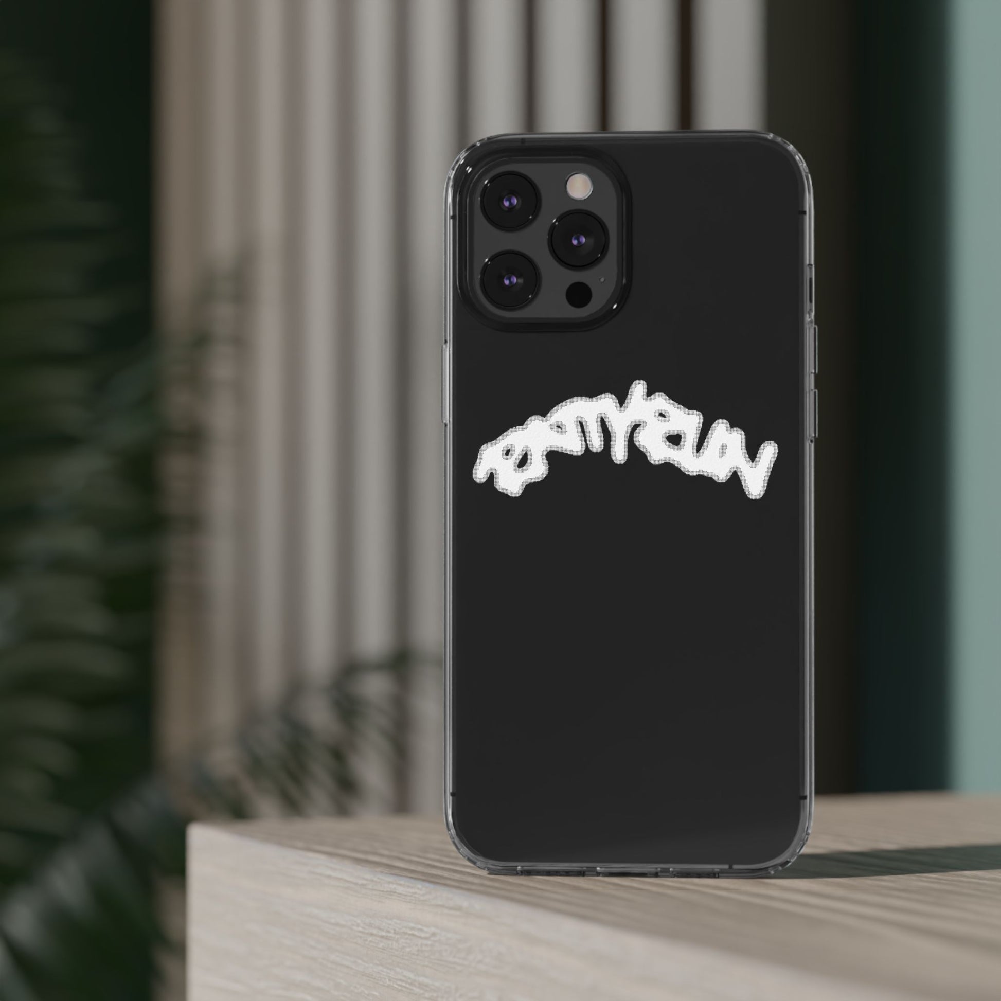Ratty Run Clear Phone Case 01 Rat Doodles
