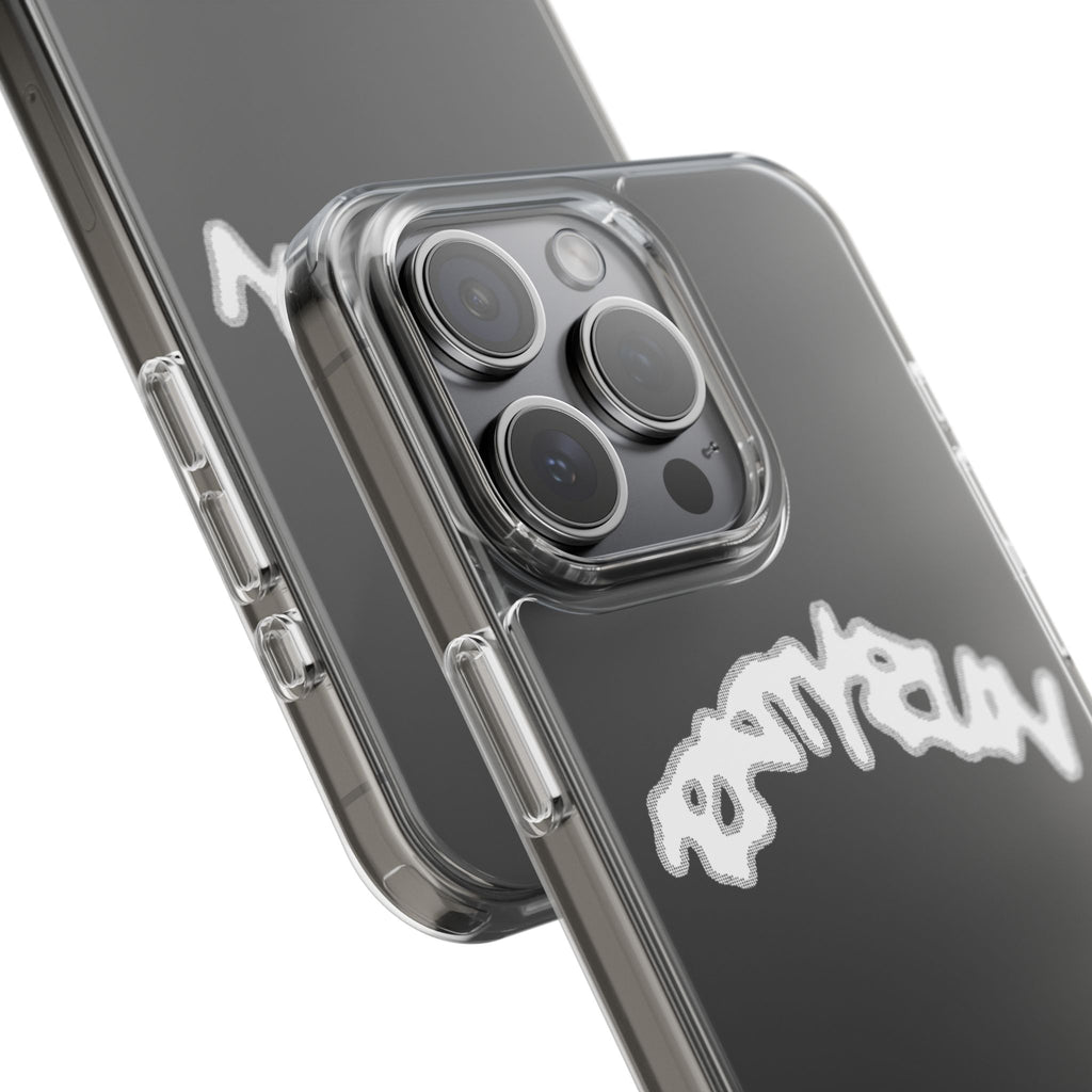 Ratty Run Clear Phone Case 01 Rat Doodles