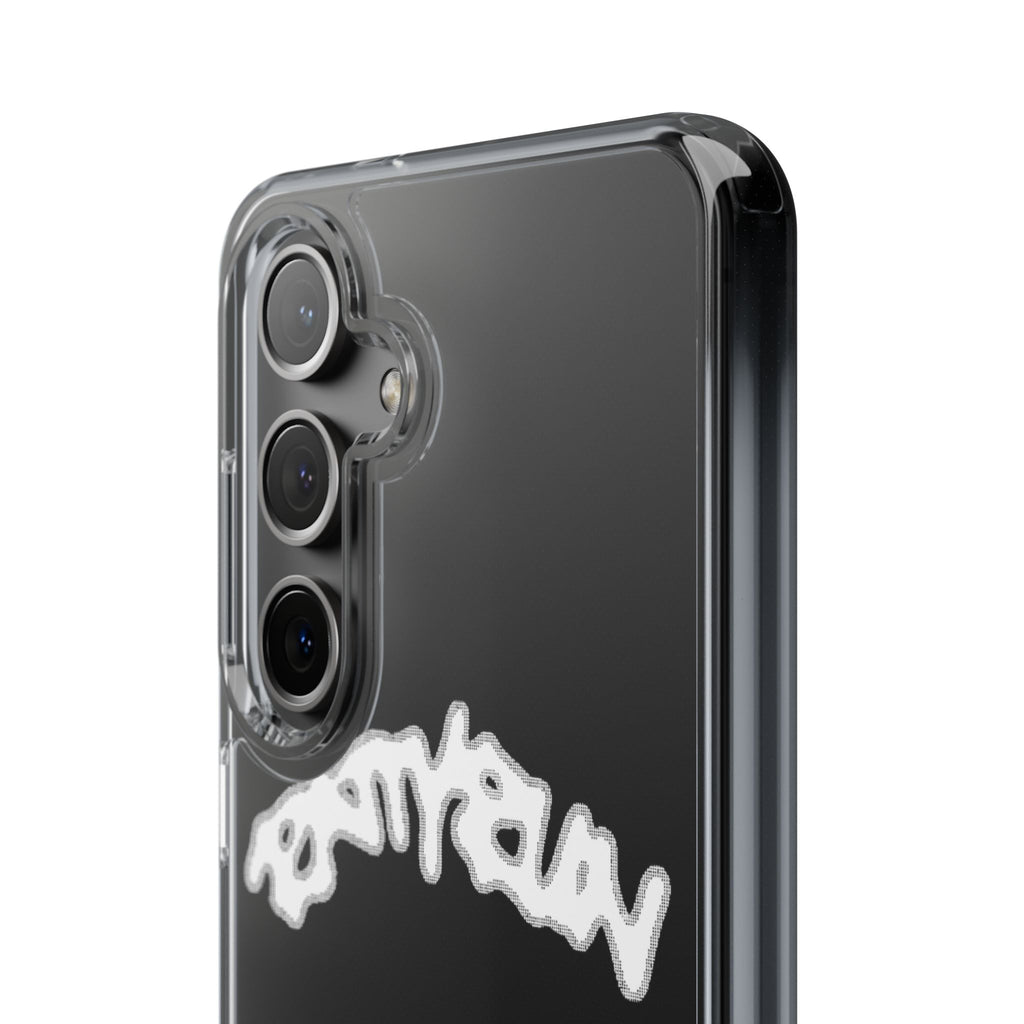 Ratty Run Clear Phone Case 01 Rat Doodles