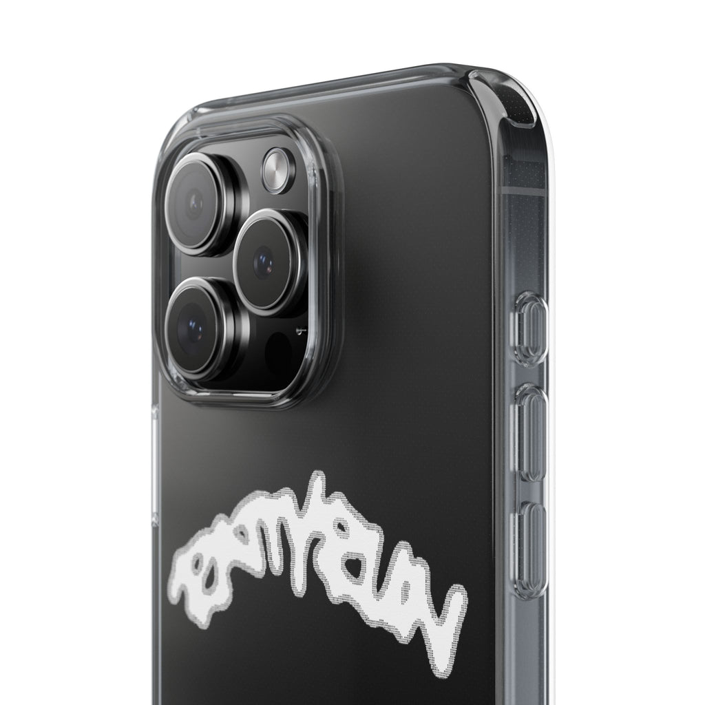 Ratty Run Clear Phone Case 01 Rat Doodles