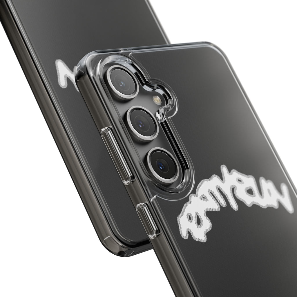 Ratty Run Clear Phone Case 01 Rat Doodles