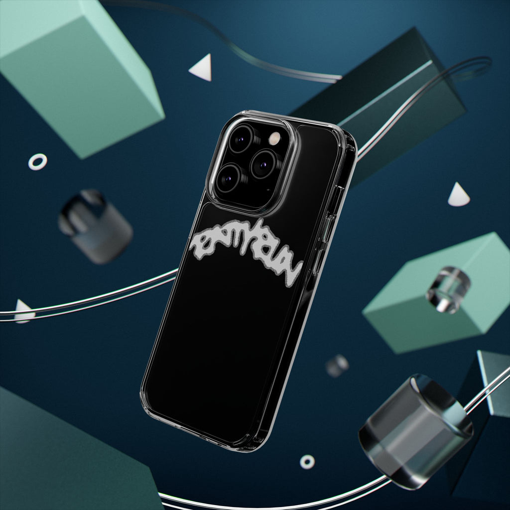 Ratty Run Clear Phone Case 01 Rat Doodles