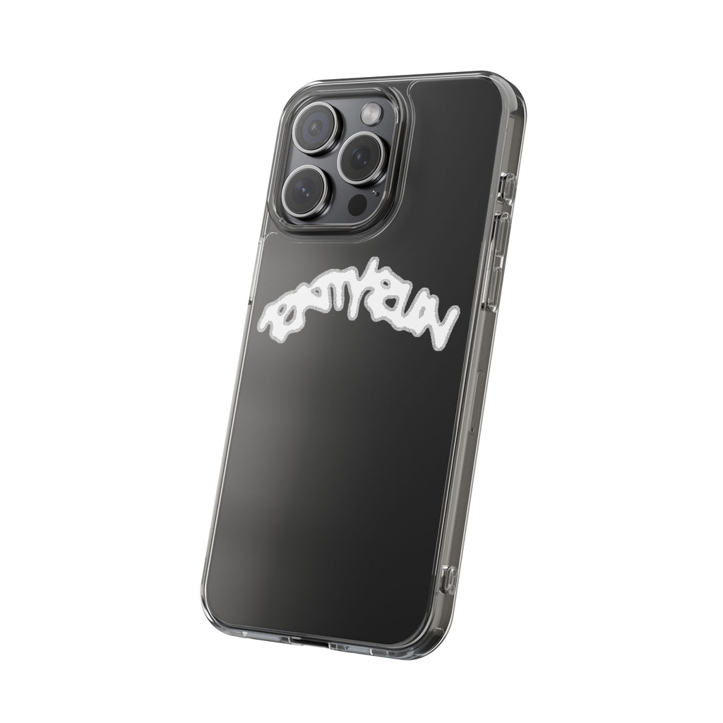 Ratty Run Clear Phone Case 01 Rat Doodles