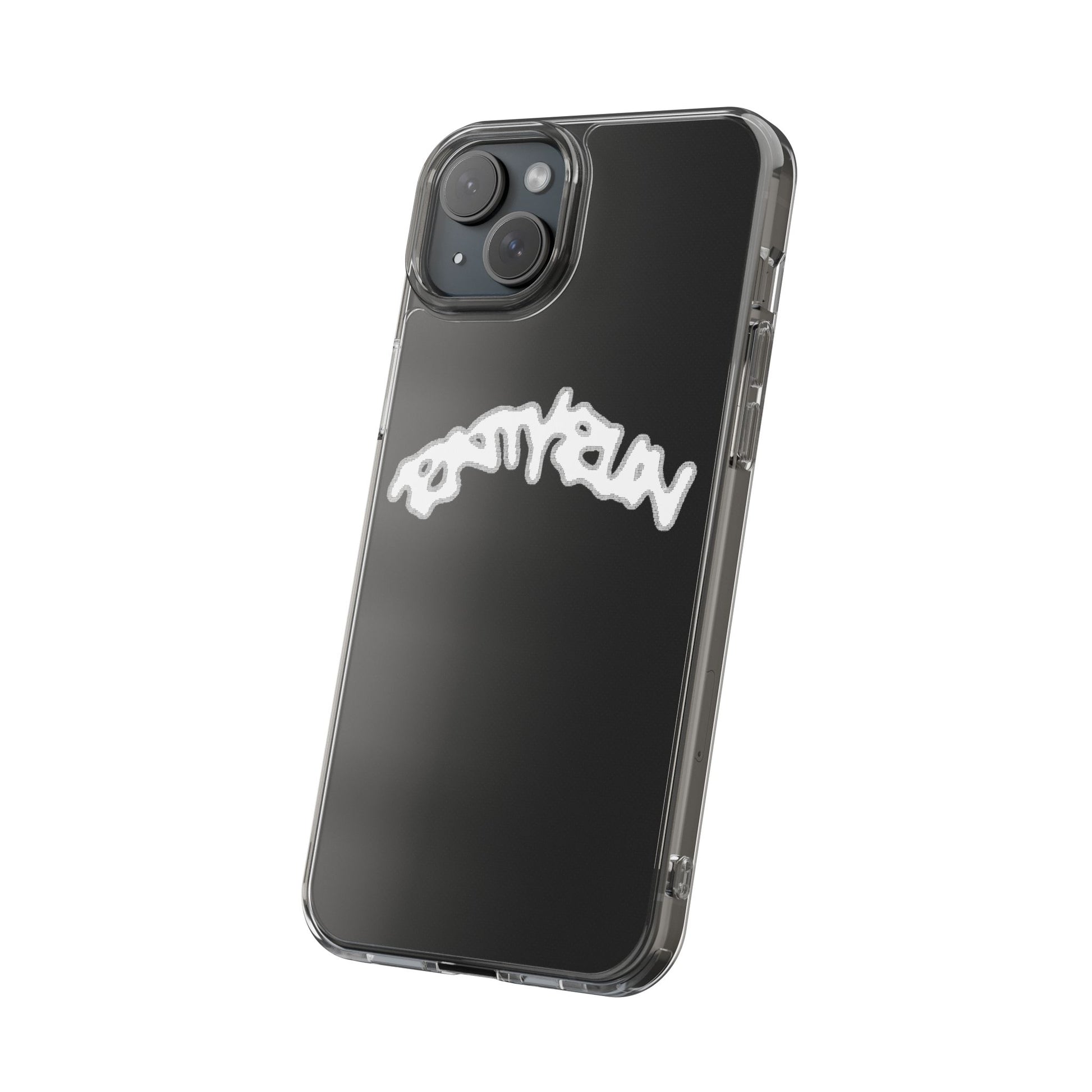 Ratty Run Clear Phone Case 01 Rat Doodles