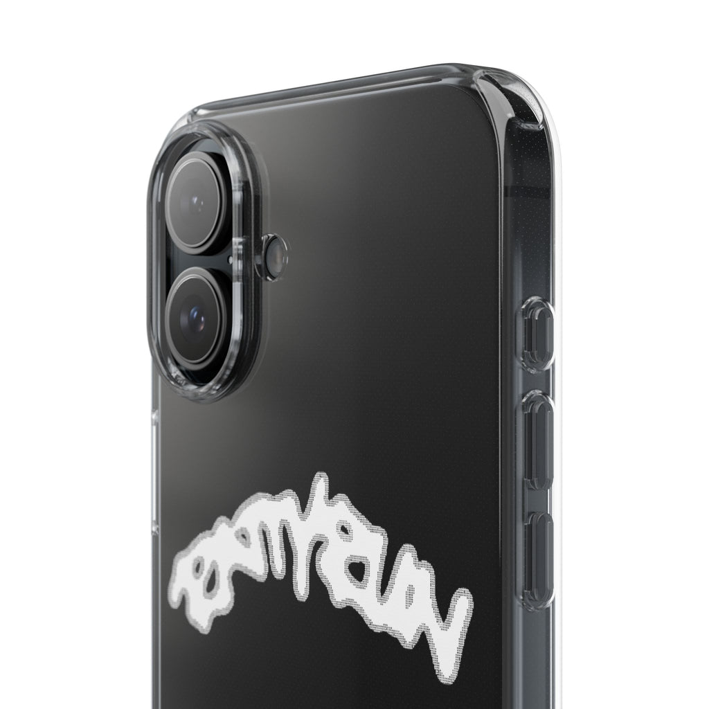 Ratty Run Clear Phone Case 01 Rat Doodles