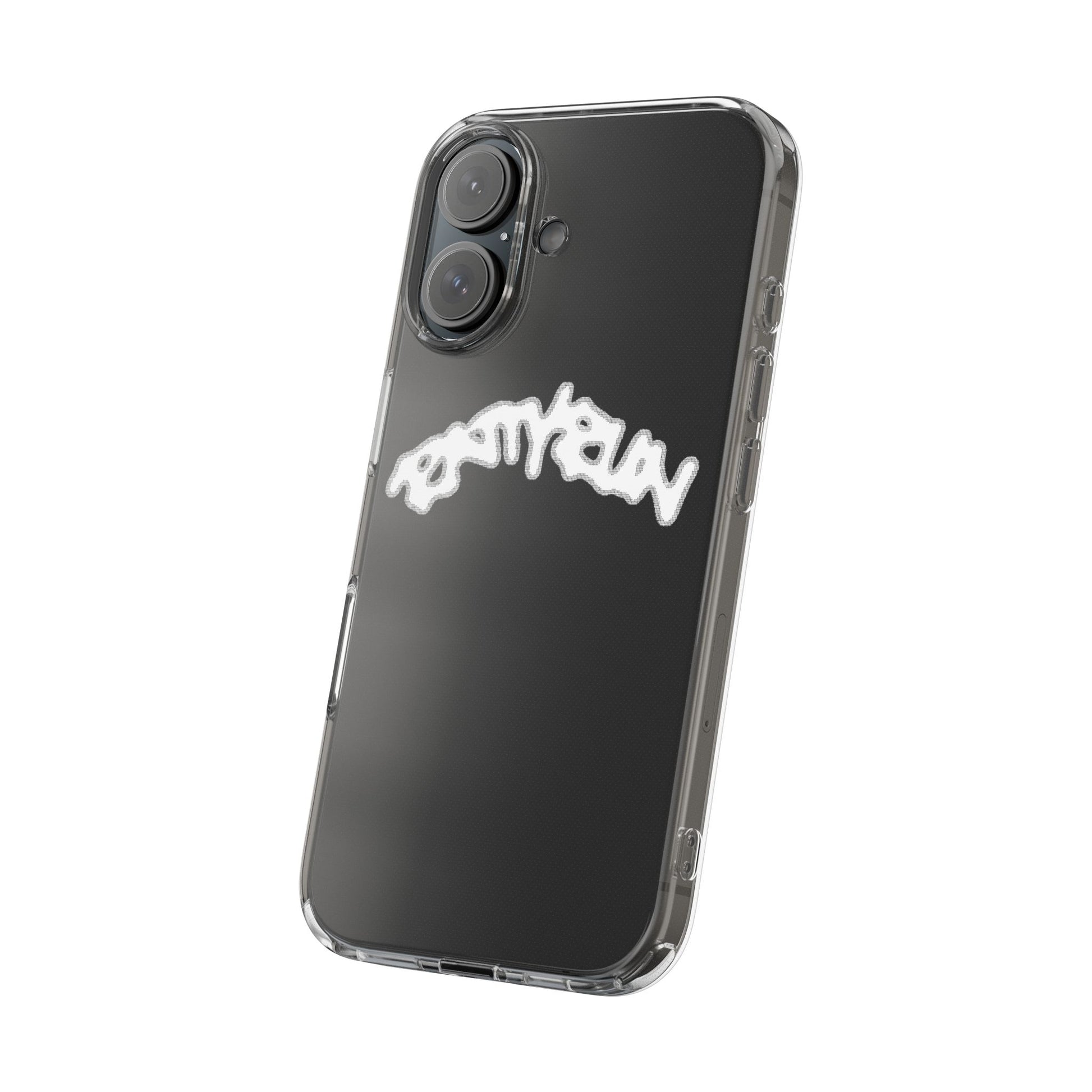 Ratty Run Clear Phone Case 01 Rat Doodles