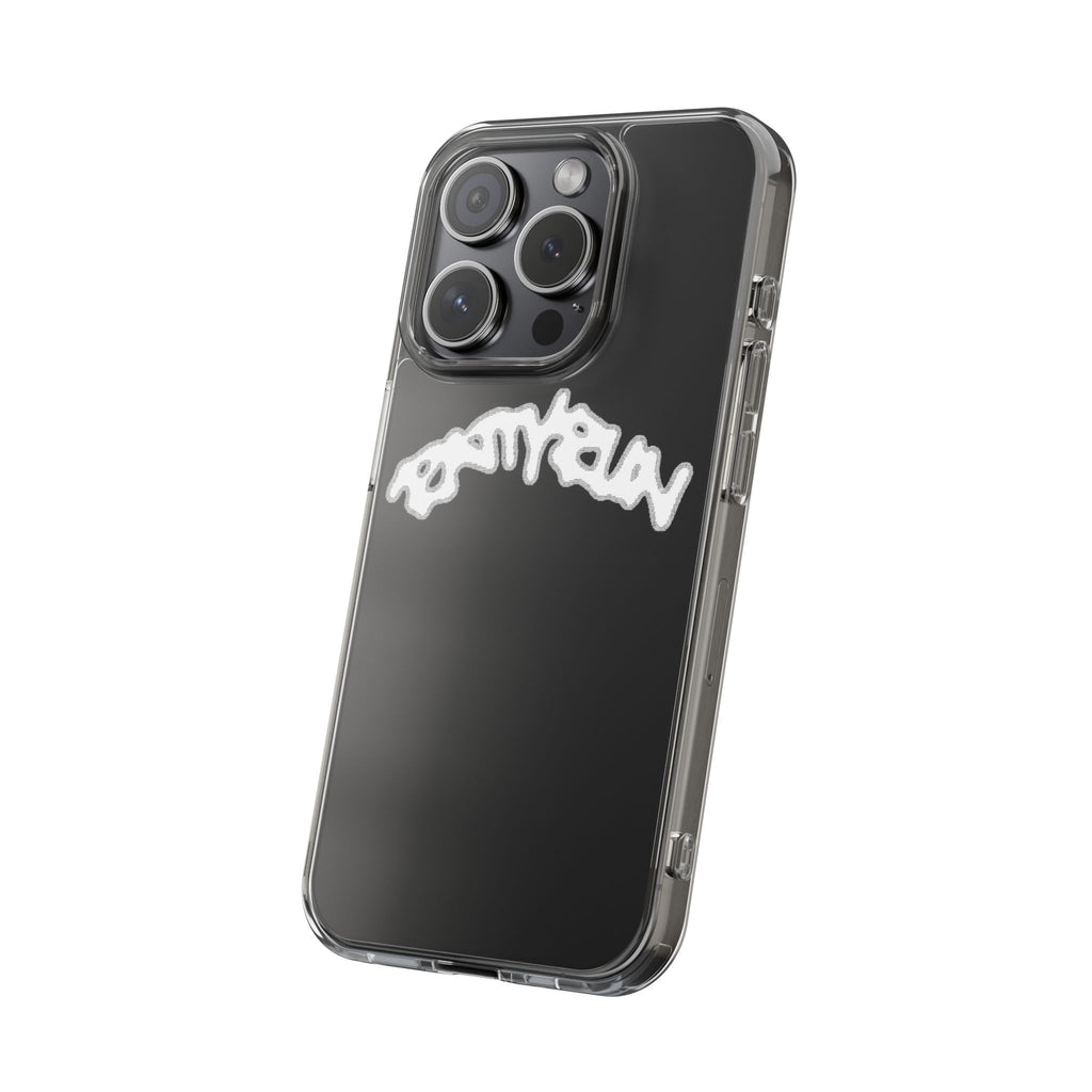 Ratty Run Clear Phone Case 01 Rat Doodles