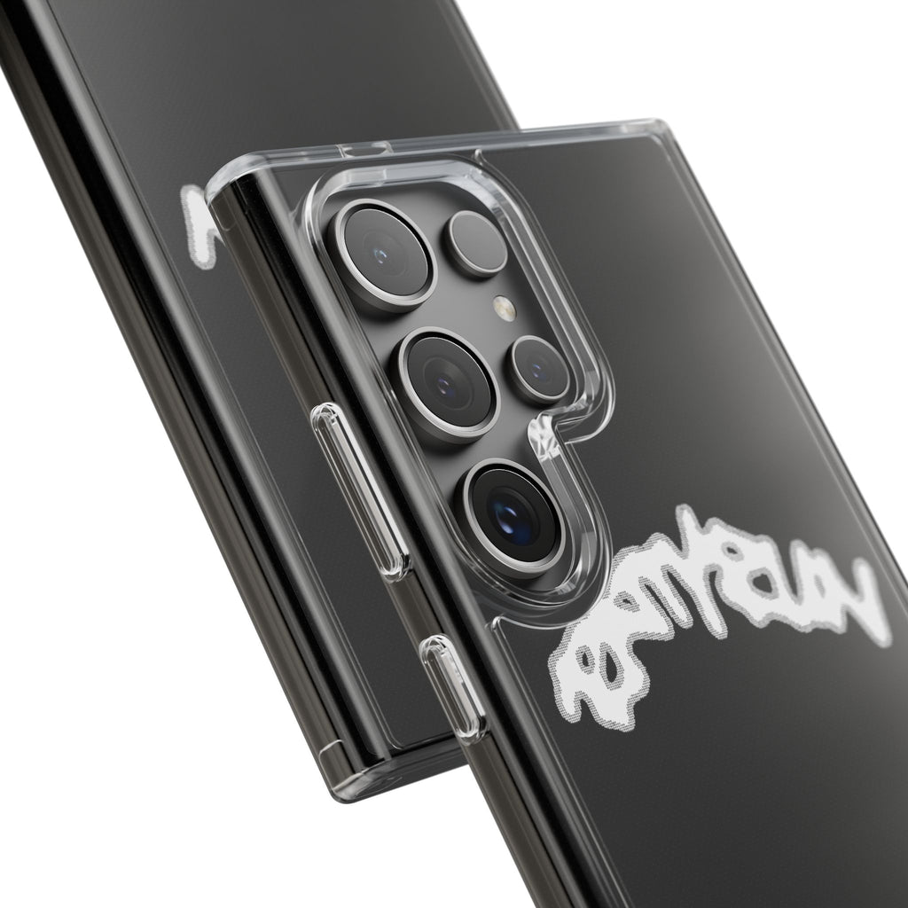 Ratty Run Clear Phone Case 01 Rat Doodles