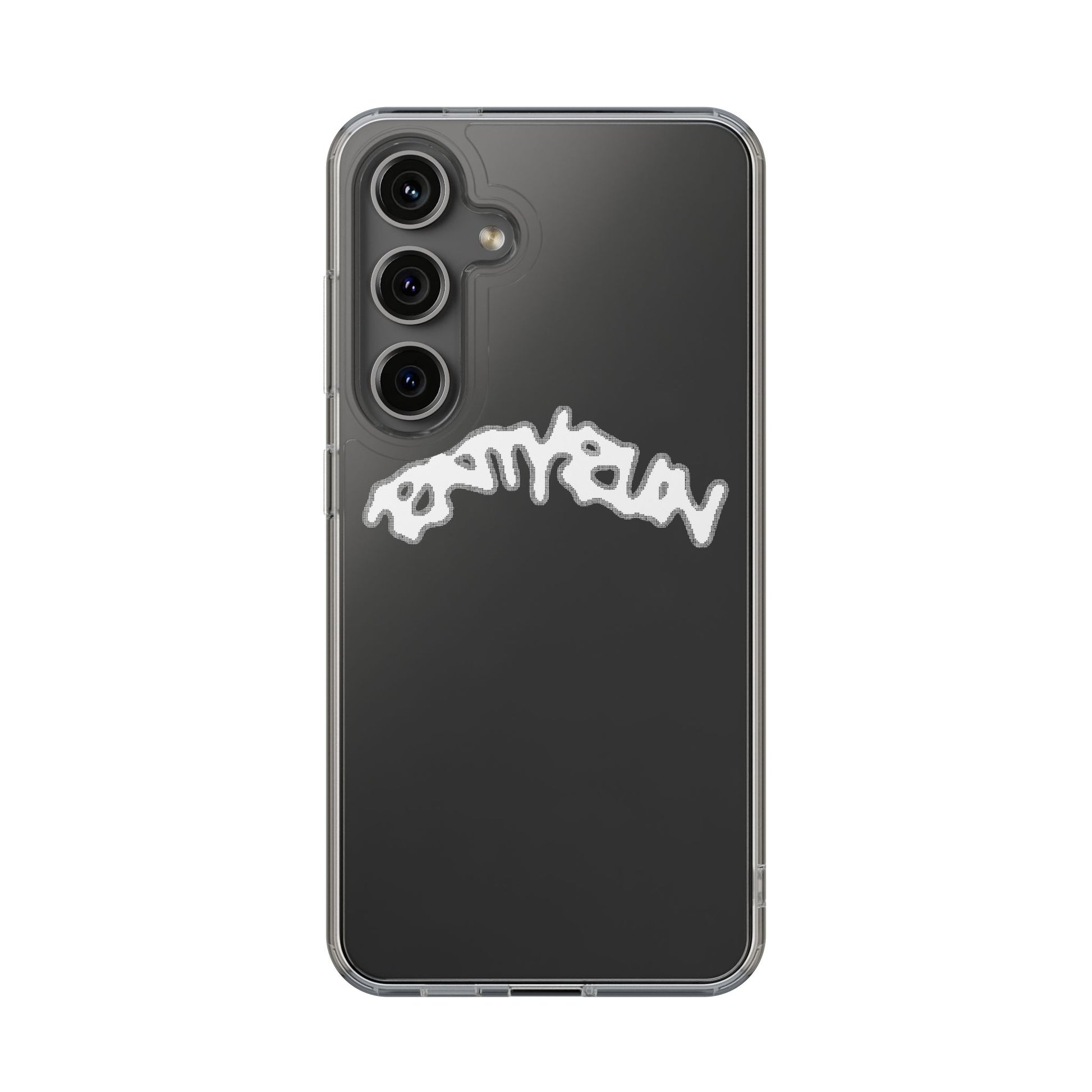 Ratty Run Clear Phone Case 01 Rat Doodles