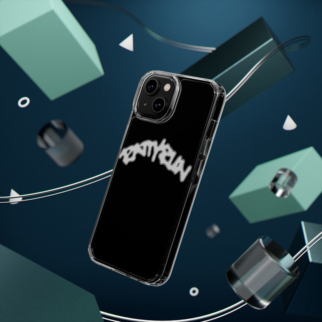 Ratty Run Clear Phone Case 01 Rat Doodles
