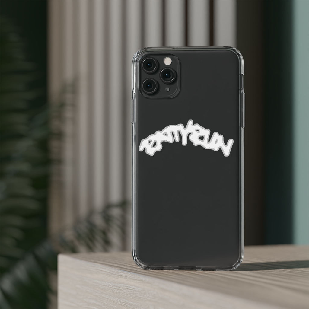 Ratty Run Clear Phone Case 01 Rat Doodles