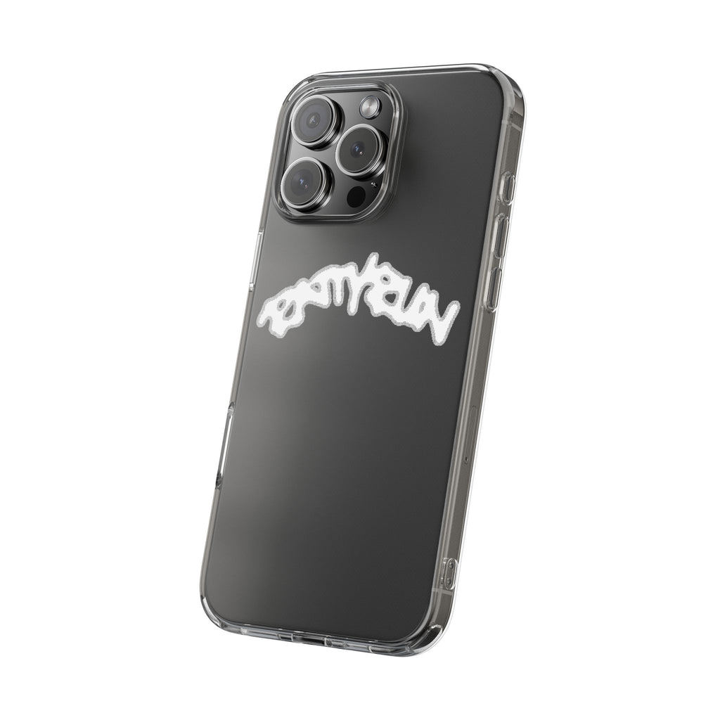 Ratty Run Clear Phone Case 01 Rat Doodles
