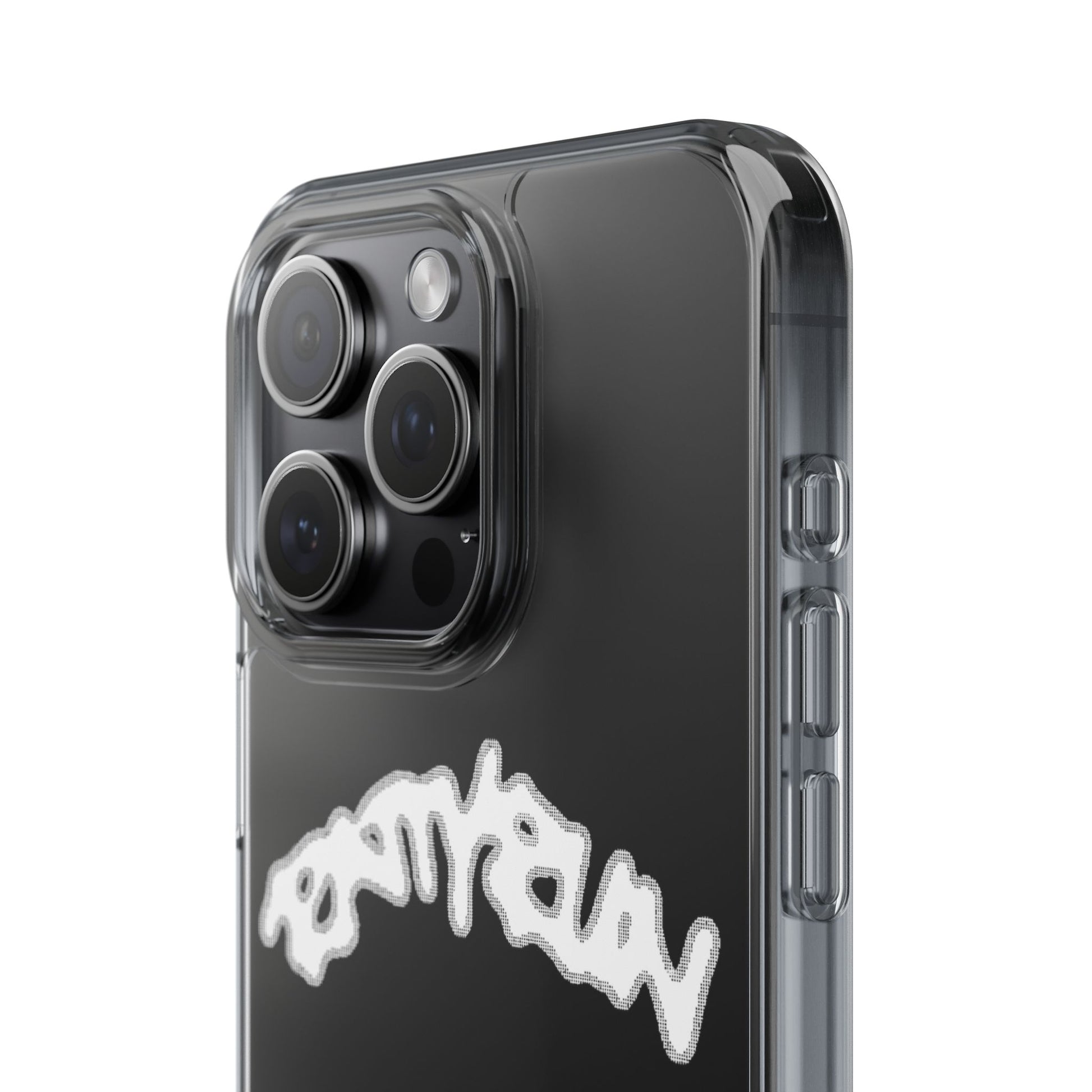 Ratty Run Clear Phone Case 01 Rat Doodles