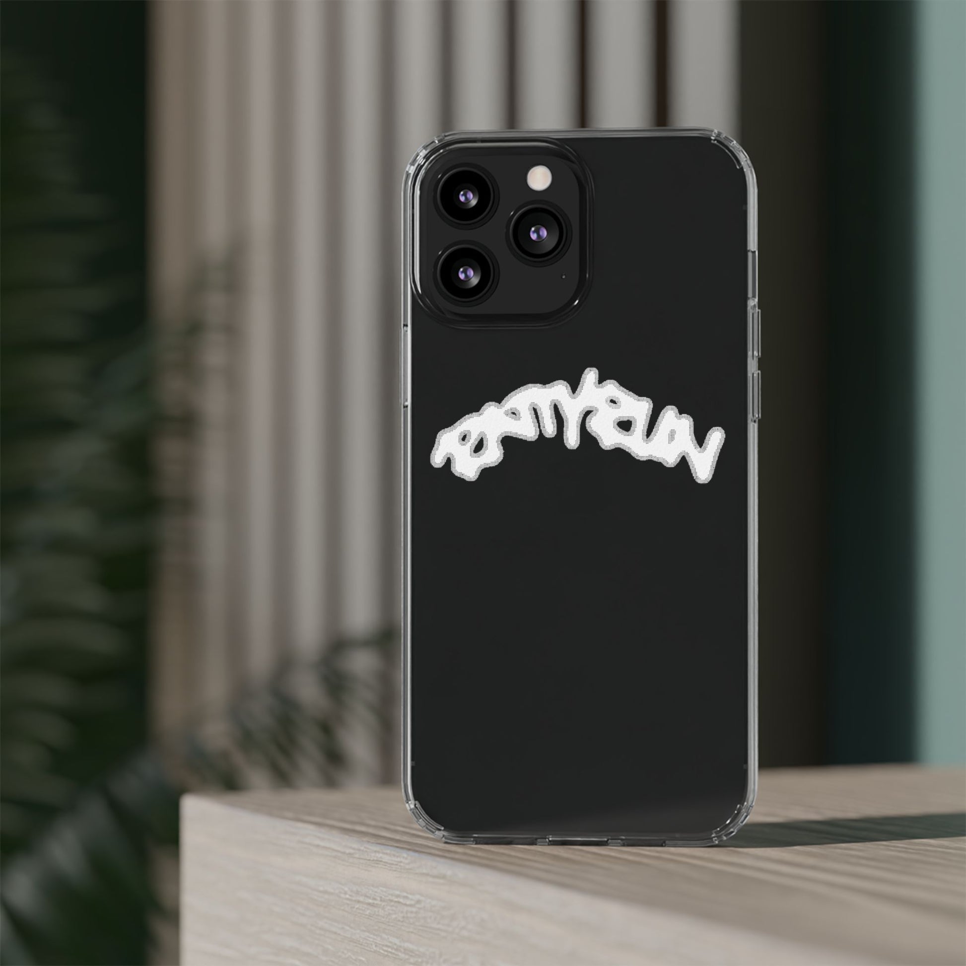 Ratty Run Clear Phone Case 01 Rat Doodles
