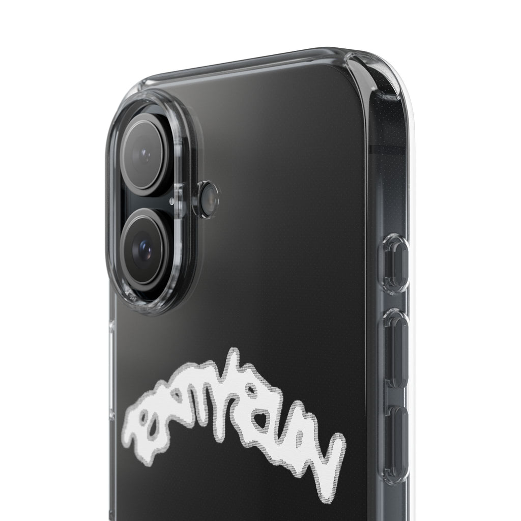 Ratty Run Clear Phone Case 01 Rat Doodles